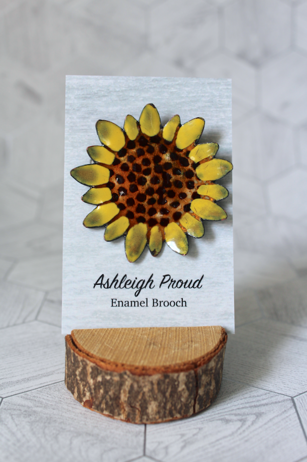 Sunflower Brooch