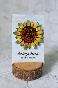 Sunflower Brooch