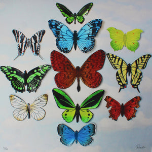 Butterfly Kaleidoscope Giclee